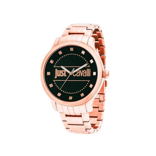 Rel J Cavalli Just Huge 46 Blk Dial Rg Mtl