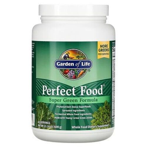 Garden Of Life, Perfect Food, Super Formule Verte, 600 G 
