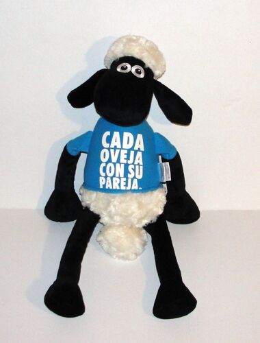 Peluche Shaun Le Mouton Wallace Et Gromit Doudou Mouton Famosa La Oveja 47 Cm