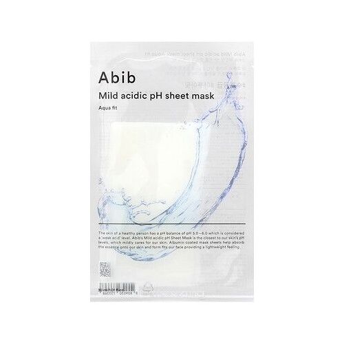 Abib, Masque De Beauté Au Ph Légèrement Acide, Aqua Fit, 1 Masque En Tissu, 30 Ml 