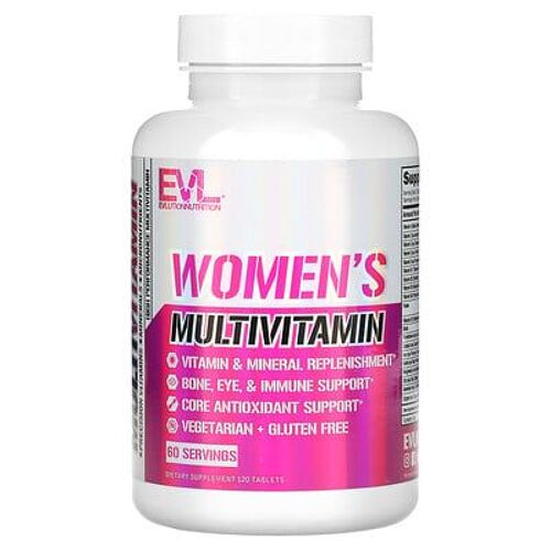 Evlution Nutrition, Multivitamines Pour Femmes, 120 Comprimés 