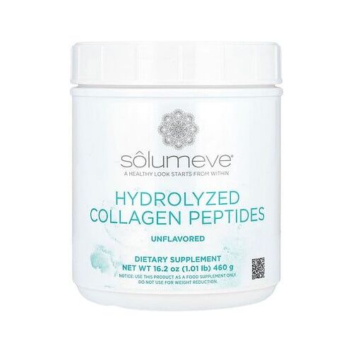 Solumeve, Beauté Radieuse, Peptides De Collagène Hydrolysé, Poudre Sans Arôme, 460 G 