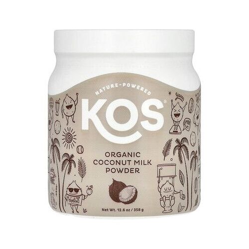 Kos, Poudre De Lait De Coco Biologique, 358 G 