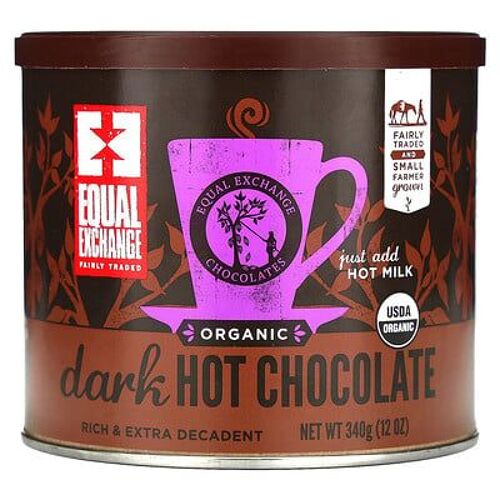 Equal Exchange, Chocolat Noir Chaud Biologique, 340 G 