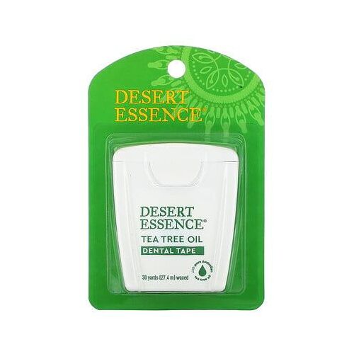 Desert Essence, Ruban Adhésif Dentaire À L'huile D'arbre À Thé, Ciré, 30 Verges (27,4 M) 