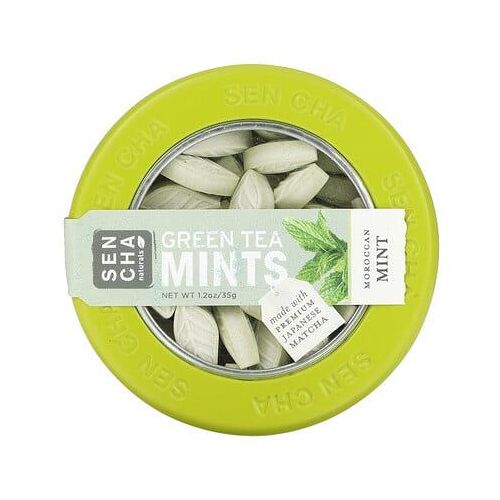 Sencha Naturals, Bonbons Mentholés Au Thé Vert, Menthe Marocaine, 35 G (1,2 Oz)