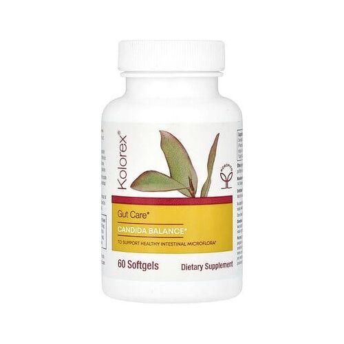 Kolorex, Soin Avancé Contre La Candidose, 60 Capsules À Enveloppe Molle 
