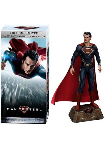 Man Of Steel - Édition Limitée Blu-Ray 3d + Blu-Ray + Dvd + Statue