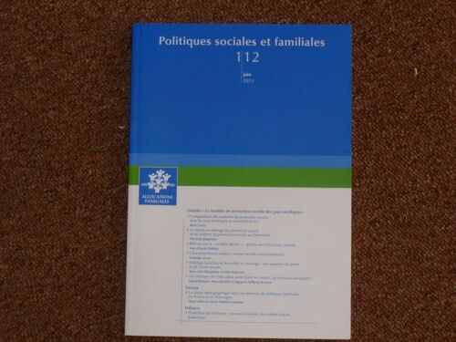 Politiques Sociales Et Familiales 112