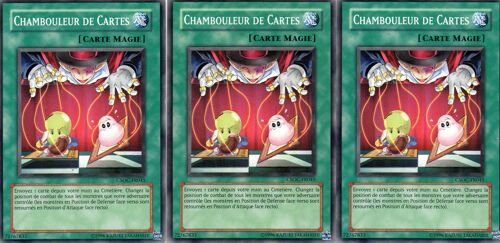 Chambouleur De Cartes  X3 -   Csoc-Fr045