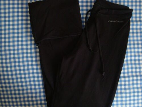 Lot De 2 Pantalons De Sport Noir Femme Reebok T.40 Convertibles Pantacourts