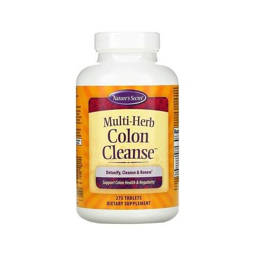 Nature's Secret, Nettoyant pour côlon aux plantes, 275 comprimés