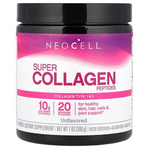 Neocell, Peptides Super Collagen, Non Aromatisés, 200 G 