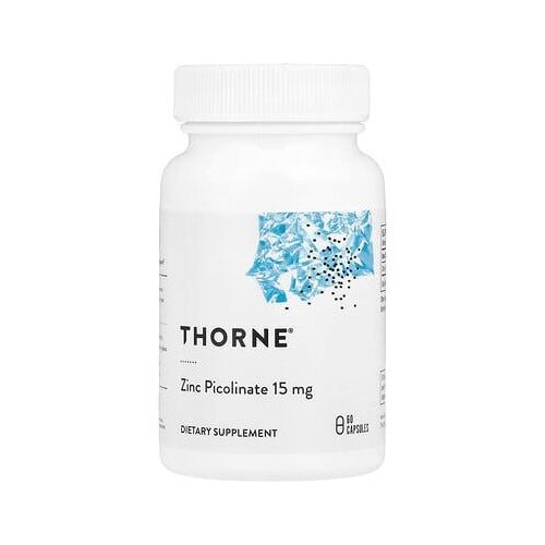Thorne, Zinc Picolinate, 15 Mg, 60 Gélules 