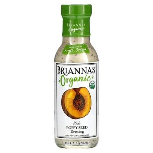 Briannas, Vinaigrette Riche Aux Graines De Pavot Biologique, 296 Ml