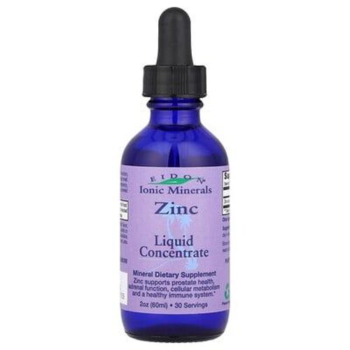 Eidon Ionic Minerals, Zinc, Concentré liquide, 60 ml
