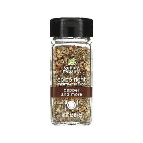 Simply Organic, Mélange D'épices Bio De Tous Les Jours, Poivre Et Plus, 62 G (2,2 Oz)