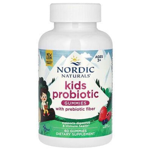 Nordic Naturals, Gommes Probiotiques Pour Enfants, Punch Aux Baies, 60 Gommes 