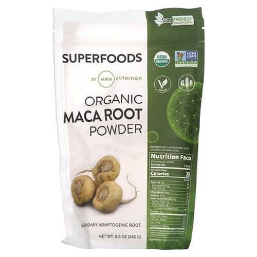 Mrm Nutrition, Poudre De Racine De Maca Biologique, 240 G 