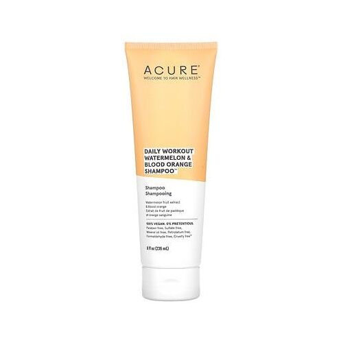 Acure, Shampooing Pour L'entraînement Quotidien, Pastèque Et Orange Sanguine, 236,5 Ml