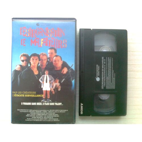 Cassette Vidéo Vhs - Desorganisation De Malfaiteurs - Hoyt Axton