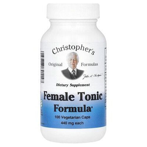 Christopher's Original Formulas, Formule Tonique Pour Femmes, 440 Mg, 100 Capsules Végétariennes 