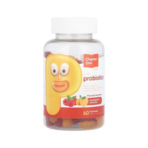 Chapter One, Probiotic Gummies, Raspberry Orange, 60 Gummies 