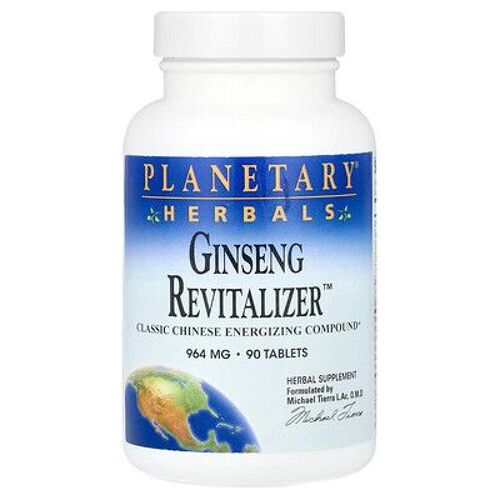 Planetary Herbals, Ginseng Revitalizer¿, 90 Comprimés