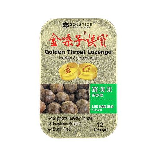 Golden Throat, Pastille, Luo Han Guo, 12 Pastilles
