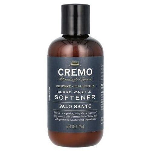 Cremo, Collection Reserve, Nettoyant Et Adoucissant Pour Barbe, Palo Santa, 177 Ml 