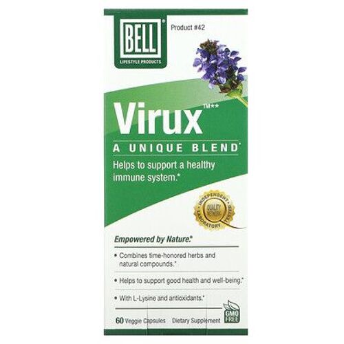 Bell Lifestyle, Virux, Un Mélange Unique, 60 Capsules Végétariennes 
