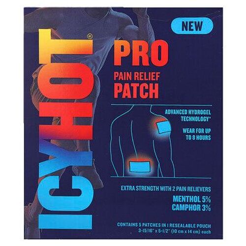 Icy Hot, Patch Anti-Douleur Pro, 5 Patchs 