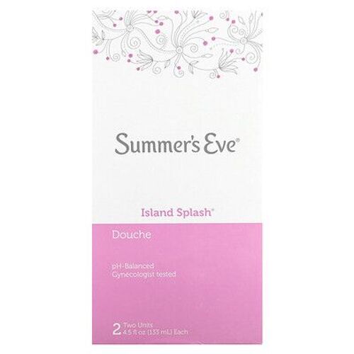 Summer's Eve, Douche, Island Splash, 2 Unités, 133 Ml Chacune 