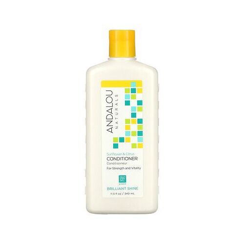 Andalou Naturals, Après-Shampoing, Éclat Brillant, Pour La Force Et La Vitalité, Tournesol Et Agrumes, 340 Ml (11,5 Fl Oz)