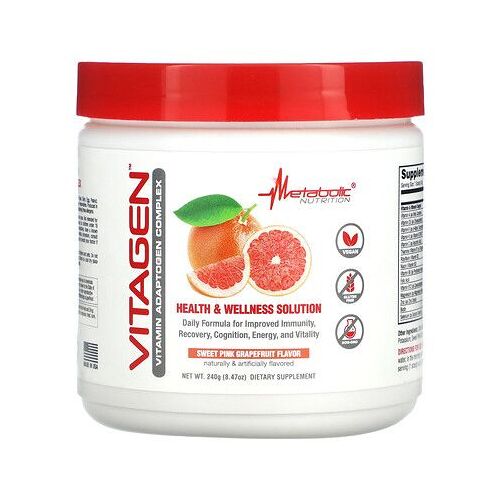 Metabolic Nutrition, Vitagen, Pamplemousse Rose Doux, 240 G 