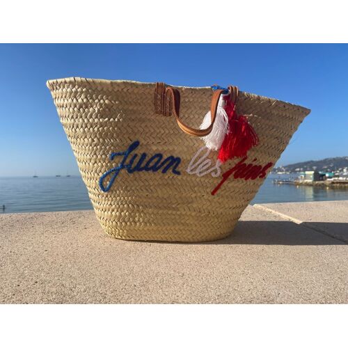 Grand Panier En Paille Avec Anses Juan Les Pins