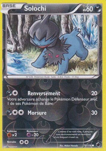 Carte Pokemon - Solochi - 75/116 - Reverse - Glaciation Plasma -