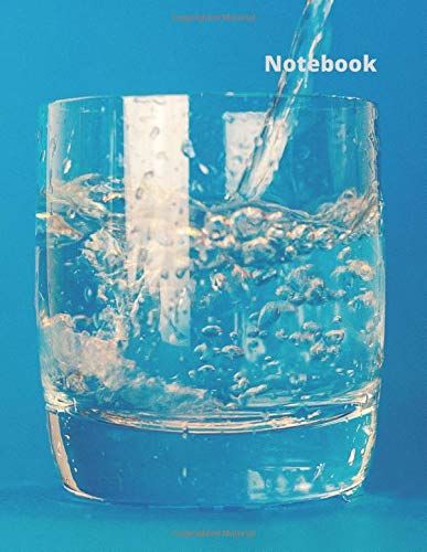 Notebook: Quad Ruled, Water (110 Pages, Large, 8.5 X 11 Inches)