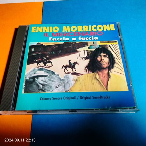 Ennio Morricone ‎– Il Mercenario / Faccia A Faccia Cd Import Italy
