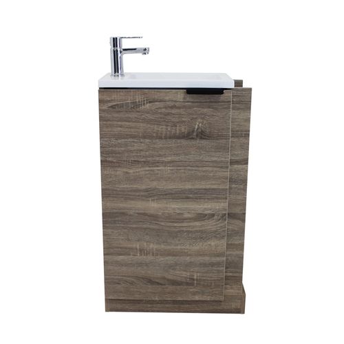 Lave-mains WOODY - 57cm - Bois - Mélaminé - Livré en kit