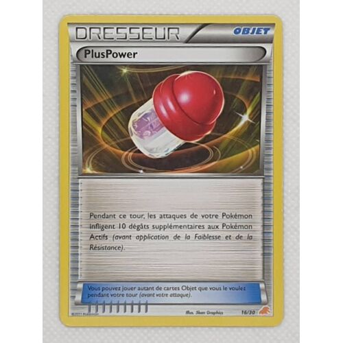 Carte Pokémon Dresseur Pluspower 2011 N° 16/30