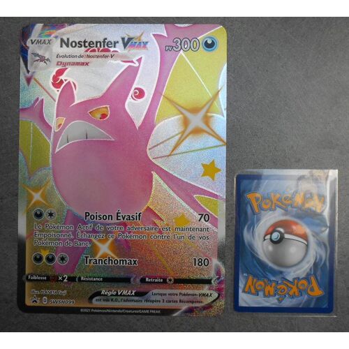 Carte Pokemon Jumbo Nostenfer Vmax Chromatique Swsh099 - Promo Epée Bouclier - Vf