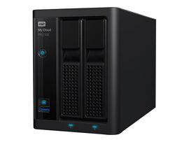 WD My Cloud PR2100 WDBBCL0120JBK - Serveur NAS - 2 Baies - 12 To - HDD 6 To x 2 - RAID 0, 1, JBOD - RAM 4 Go - Gigabit Ethernet