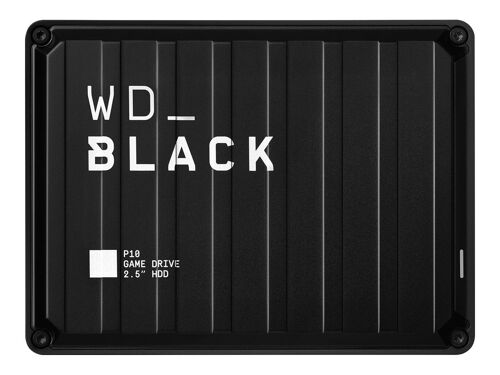 WD_BLACK P10 Game Drive WDBA3A0050BBK - Disque dur - 5 To - externe (portable) - USB 3.2 Gen 1 - noir