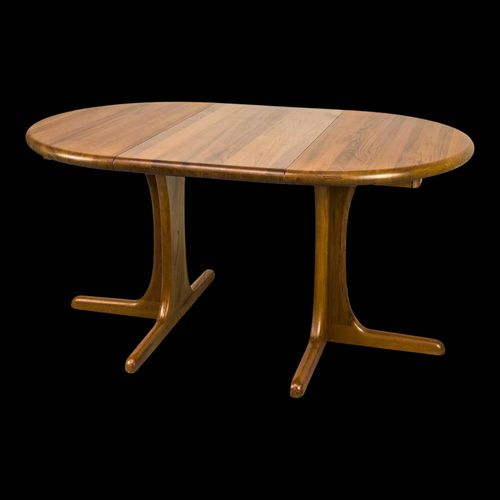 Table Manger Ronde Extensible Danoise En Teck Bois