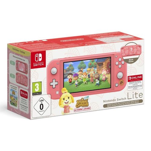 Nintendo Switch Lite console de jeux portables 5.5" 32 Go Écran tactile Wifi Corail