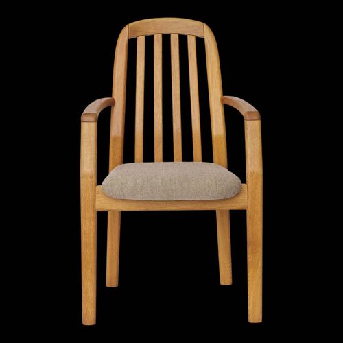 Fauteuils Vintage Dyrlund En Chne Annes 1970 Style Danois Moderne Du Milieu Du Sicle Beige