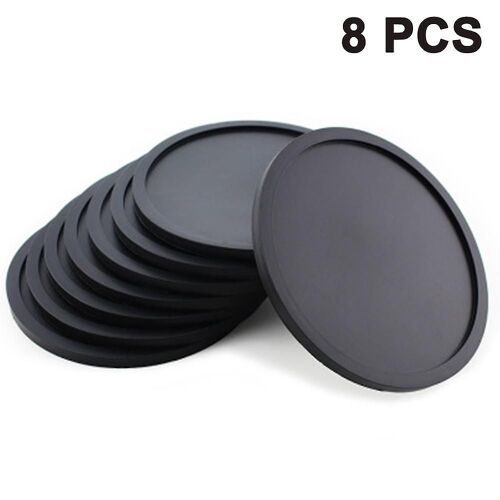 Sous-Verres En Silicone Antidérapants Bpa Free Verres De Tasse Ronds, Ensemble De 8
