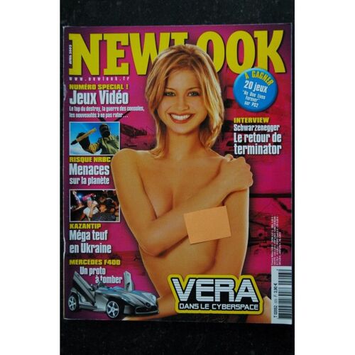 Newlook 223 Avril 2002 Interview Arnold Schwarzenegger Le Retour De Terminator Vera Cyberspace Sunny Leone