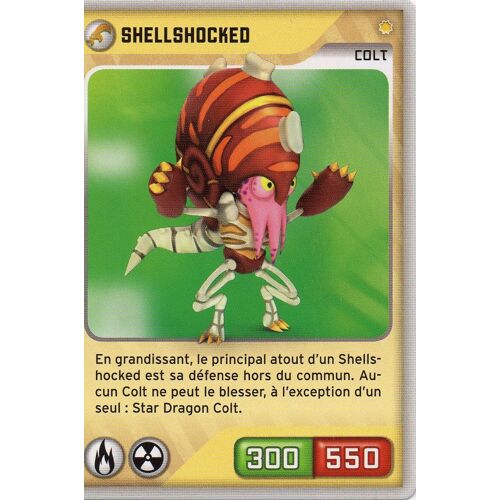 Carte Panini Invizimals Defis Caches Shellshocked N°137